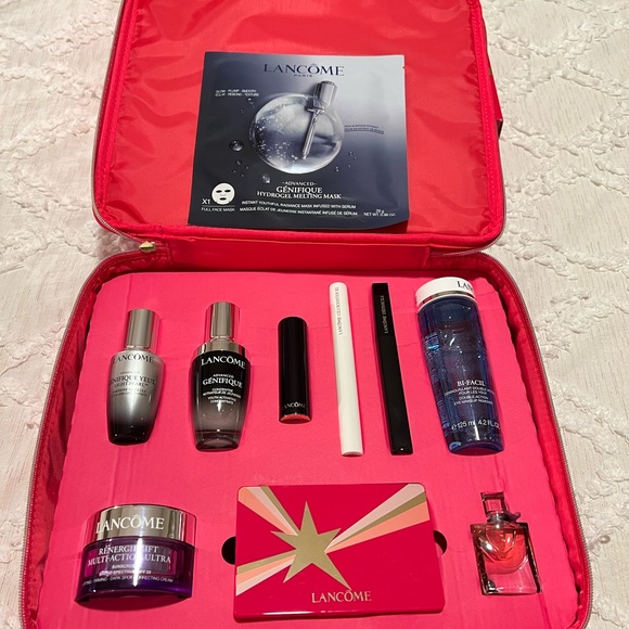 Lancôme Holiday 2021 Beauty Box Advanced Genifique 11 Piece Gift Set Full Size - Picture 2 of 5